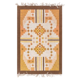 Doris Leslie Blau Swedish Flat Weave Rug by Mary Sandberg For Sale