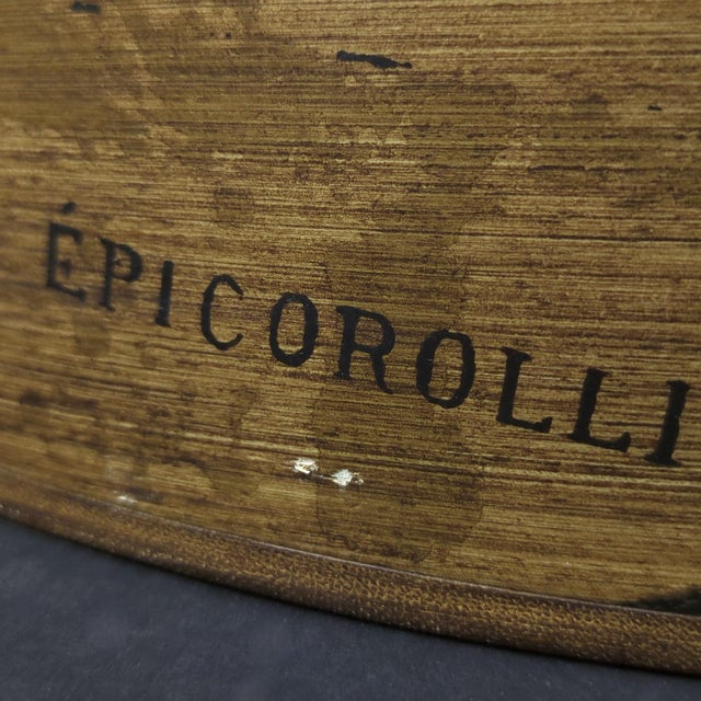 Vintage Stiffel Drum Barrel Shade Botanical Garden Cyrus Clark For Sale - Image 10 of 12