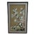 Framed Antique Persian Painting of Birds and Flowers on Silk For Sale