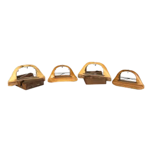 Antique Rustic Hardwood Textile Shuttles