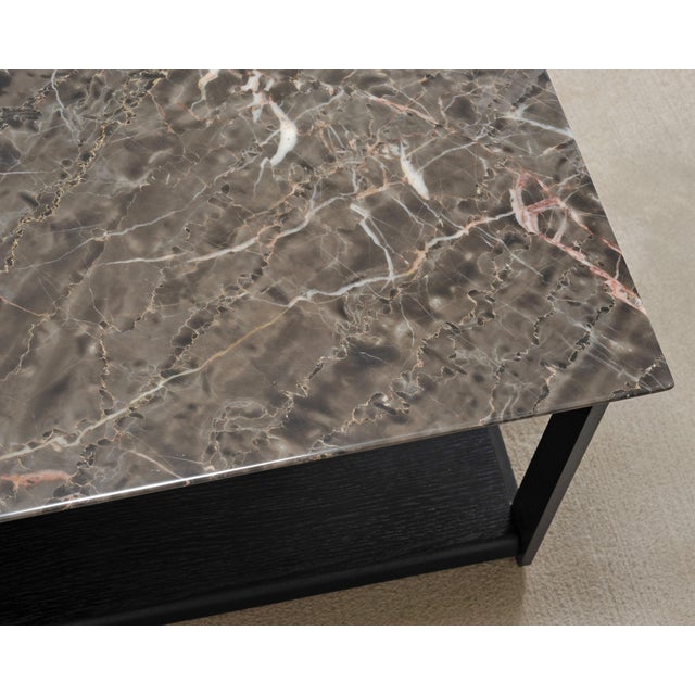 Camerich Element Marble and Steel Coffee Cocktail Table 4 Ft For Sale - Image 13 of 18