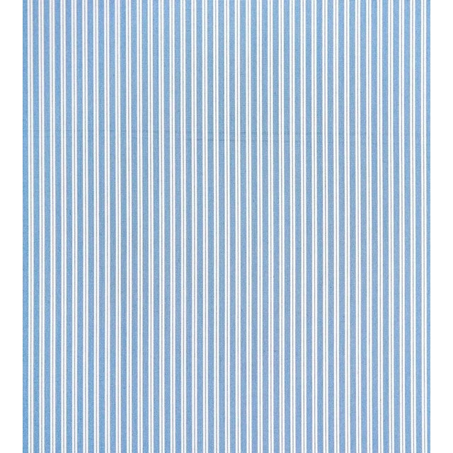 The House of Scalamandré Kent Stripe Fabric, Sky For Sale