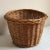 Farmhouse Mid-20th Century Wicker Planter Basket For Sale - Image 3 of 11