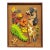 Rare 1960s MCM Tropical Hula Girl Hand Cut Wood 3d Wall Sculptural Framed Art For Sale