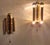 Mid-Century Modern Mid-Century Italian Brass Four-Light Wall Lamps, 1960s, Set of 2 For Sale - Image 3 of 10
