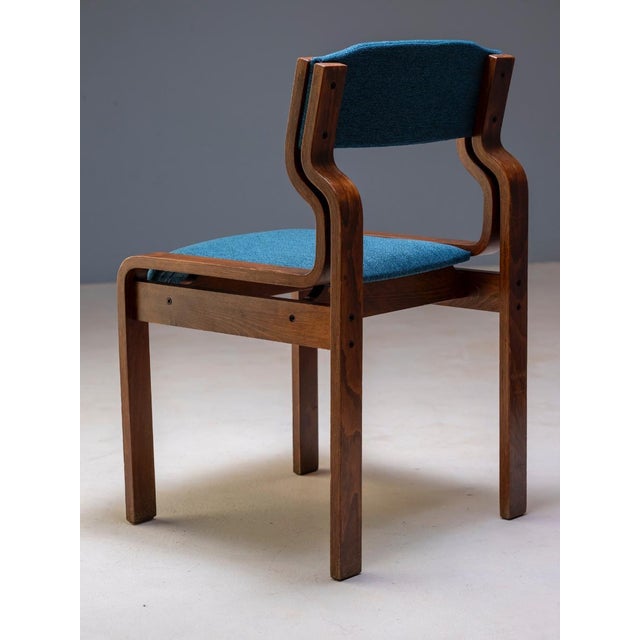 Chairs by Ludvík Volák for Drevopodnik Holesov, 1960s, Set of 4 For Sale - Image 6 of 8