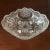 Mid-Century Modern Vintage Cut Crystal Footed Serving Bowl or Candy Dish For Sale - Image 3 of 6