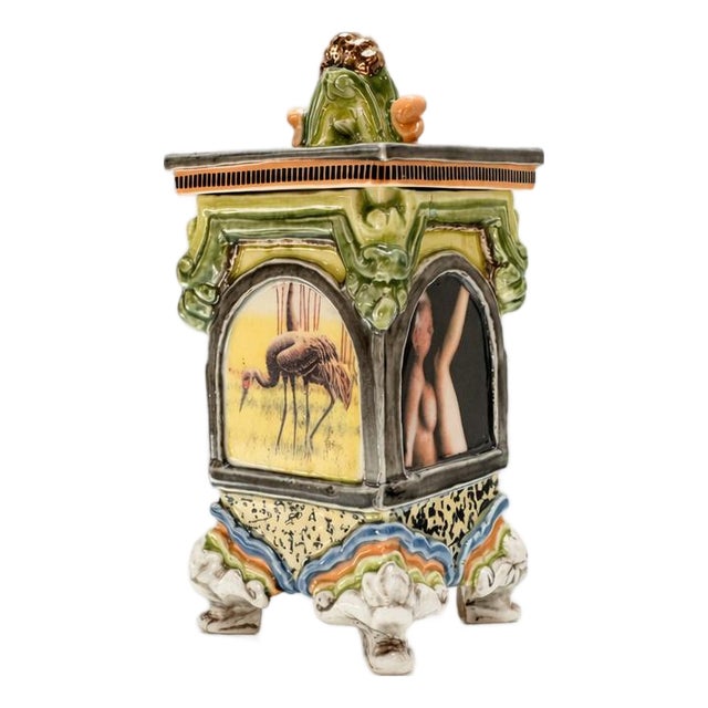 Ron Carlson, "Bird and Female Lidded Container" 2026 For Sale