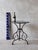 Black French Antique Arras Bistro Table in Wrought Iron with Horseshoe Feet, 1890s For Sale - Image 8 of 12