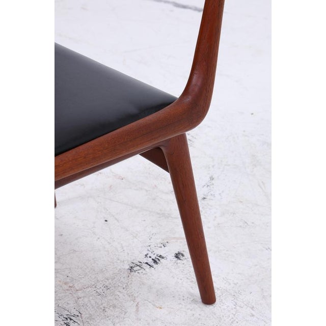 Mid-Century Danish Model 370 Boomerang Chairs in Teak by Alfred Christensen for Slagelse, 1960s, Set of 4 For Sale - Image 13 of 18