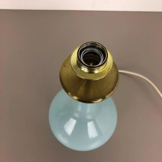 Opaline Murano Glass Table Light from Cenedese Vetri, Italy, 1960s For Sale - Image 9 of 15