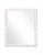 Contemporary Fleur Home Garden District Coquette Rectangle Mirror in Frosted Petal, 36x48 For Sale - Image 3 of 3