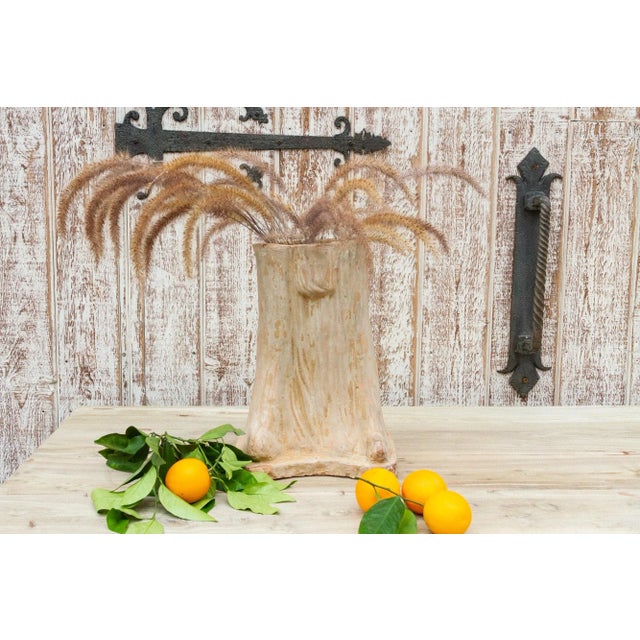 Antique White Vintage Terracotta Tang Style Statue For Sale - Image 8 of 9