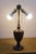 Mid 20th Century Mid-Century Modern Turned Walnut Dual-Socket Urn Table Lamp With Pull Chains For Sale - Image 10 of 11