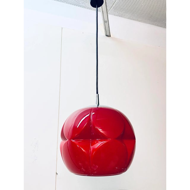 Mid-Century Modern Glass Pendant Lamp from Peill & Putzler For Sale - Image 12 of 12