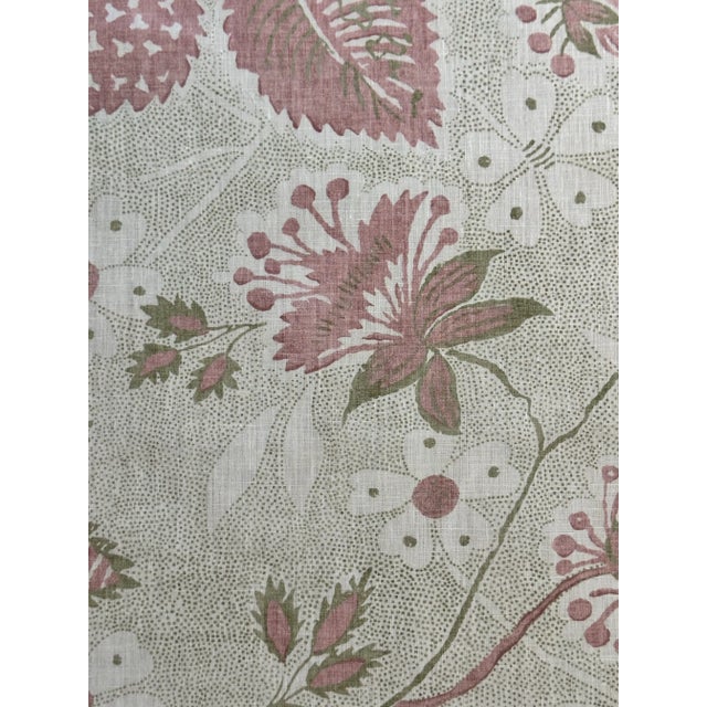 2020s Anna French Af15113 Indienne Hazel Blush Fabric 2 5/8 Yards For Sale - Image 5 of 11