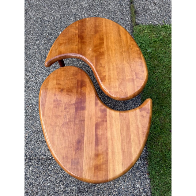 Danish Modern Yin Yang Teak Coffee Tables - A Pair For Sale - Image 11 of 11
