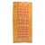 Textile Mid 20th Century Saffron Red Quirky Moroccan Colorful Geometric Accent Rug - 4'6" x 9'2" For Sale - Image 7 of 18