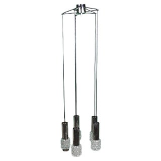 Dutch 5-Arm Ceiling Lamp, 1960s For Sale