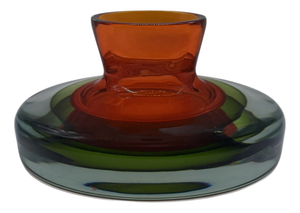 Murano Glass Centrepiece Vase by Flavio Poli for Seguso, Italy, 1960s