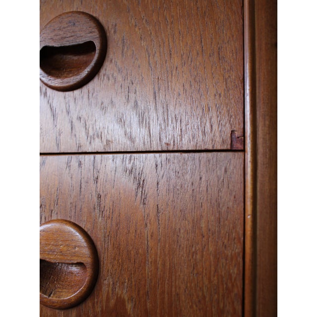 Vintage Danish Chest of Drawers in Teak, 1960s For Sale - Image 9 of 11