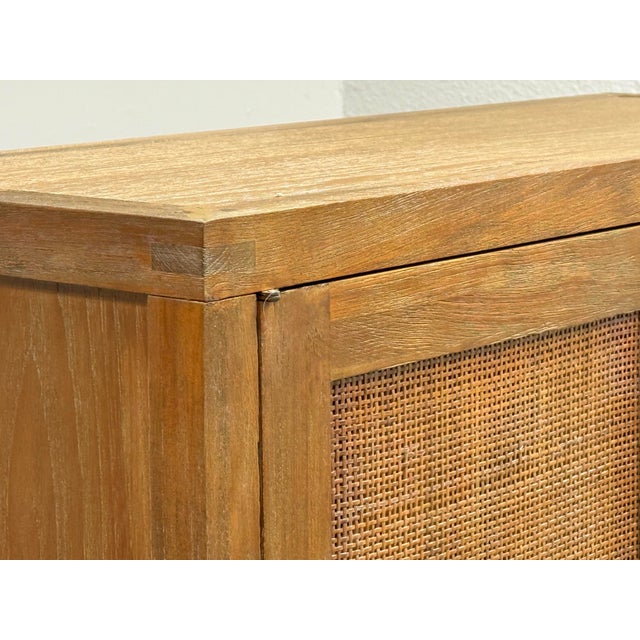 Wood Crate & Barrel Blake Two-Door Storage Cabinet For Sale - Image 7 of 12