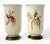 Offering a rare pair of vintage porcelain vases crafted by the renowned Bavarian German manufacturer, Tirschenreuth. Both...