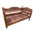 Hand-Carved Solid Wood Daybed / Bench – Exotic Antique Style For Sale