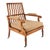 1820s Antique Schumacher Italian Walnut Reclining Chair For Sale