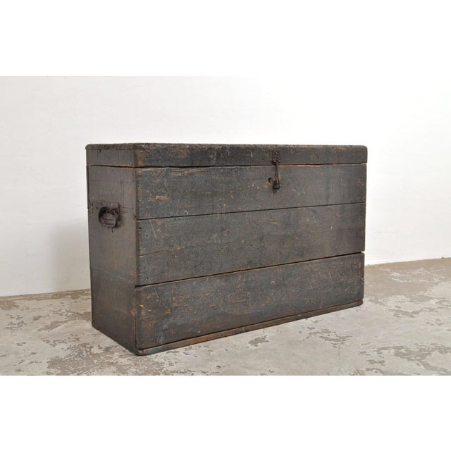 Antique Pine Chest with Drawer, 1870s For Sale - Image 6 of 13