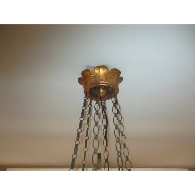 Vintage 1930s Belle Epoche 12 Arm Chandelier For Sale - Image 11 of 12