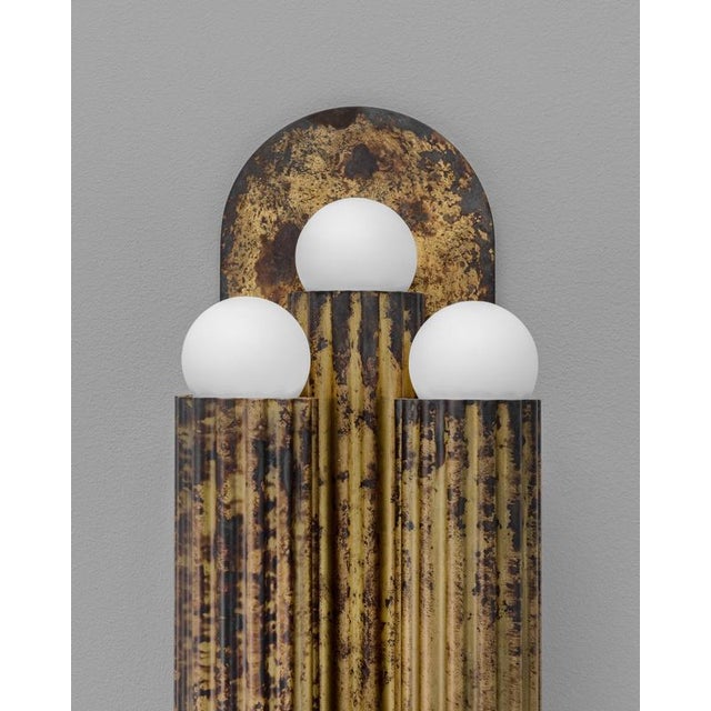 Vesta Triple Wall Sconce by Schwung For Sale - Image 13 of 18