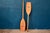 Vintage Wooden and Brass Oars, 1980s, Set of 2 For Sale - Image 3 of 7