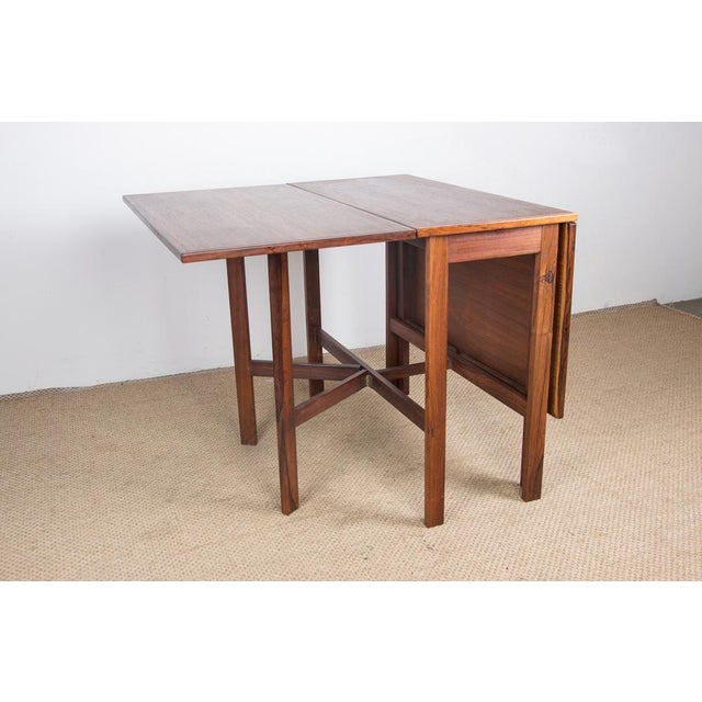 Brown Danish Foldable Table in Rosewood, 1960 For Sale - Image 8 of 14