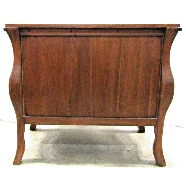 Wood Antique Dutch Colonial Teak 9-Drawer Bombay Chest For Sale - Image 7 of 13