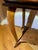 Brown Antique Square Handcarved Apron 2 Tier Side Table Cabriole Style Legs For Sale - Image 8 of 8