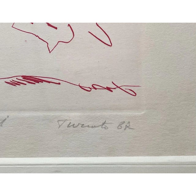 Vintage Giulio Turcato 'Degri Vagutto' Abstract Italian Modernist Color Etching For Sale In Boston - Image 6 of 12