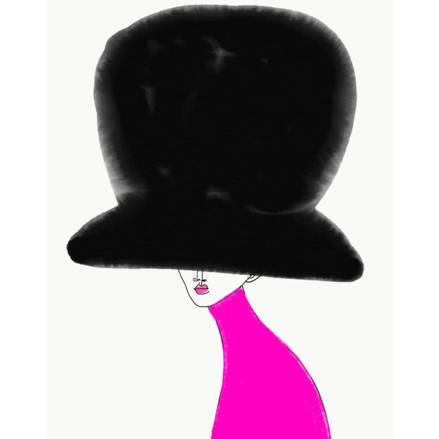 “Noir et Magenta” a limited edition collection by Annie Naranian A Limited Edition Art Print of 25, numbered and...