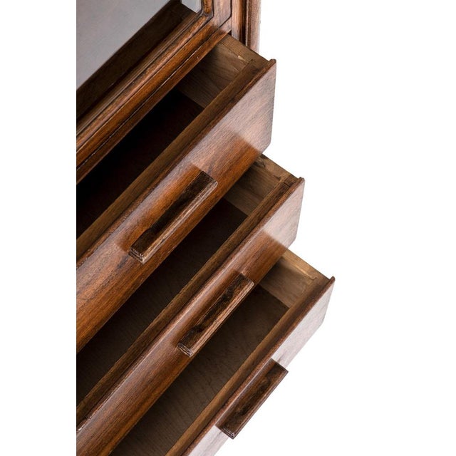 Tall Glazed Haberdashery Cabinet For Sale - Image 13 of 18