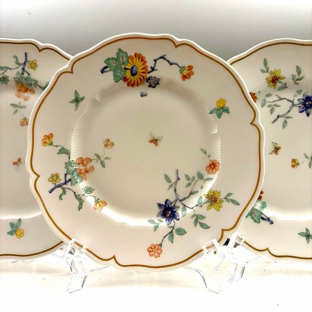 French Haviland Limoges Shalimar Plates - Set of 3 For Sale - Image 10 of 10