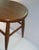 1960s Vintage "Modern Design Stool,rustic , Minimalist Artisan-Crafted Wooden Stool. A Simple Wooden Stool With Tapered Legs and a Round Seat. For Sale - Image 5 of 12