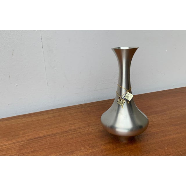 Vintage Metal Vase from Selangor Pewter For Sale - Image 16 of 18