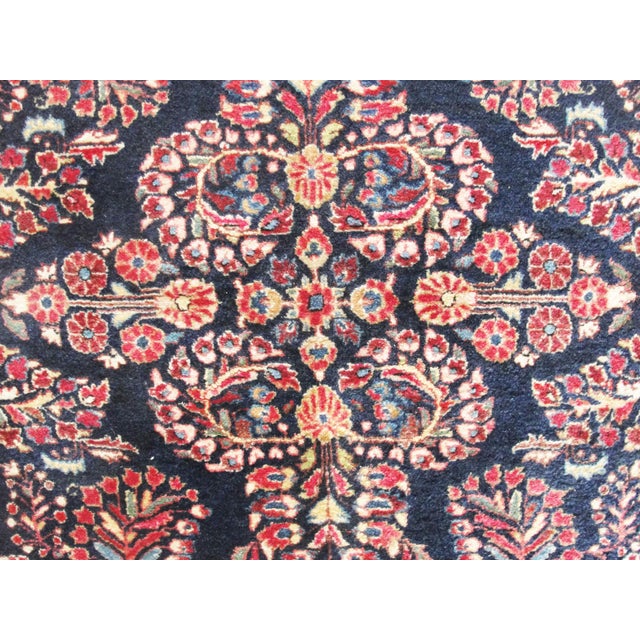 Antique Persian Mohajeran Sarouk Rug, 3'5" X 4'11" For Sale In Chicago - Image 6 of 9