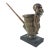 Early 20th Century Dinka Male Figural Pipe On Custom Base For Sale