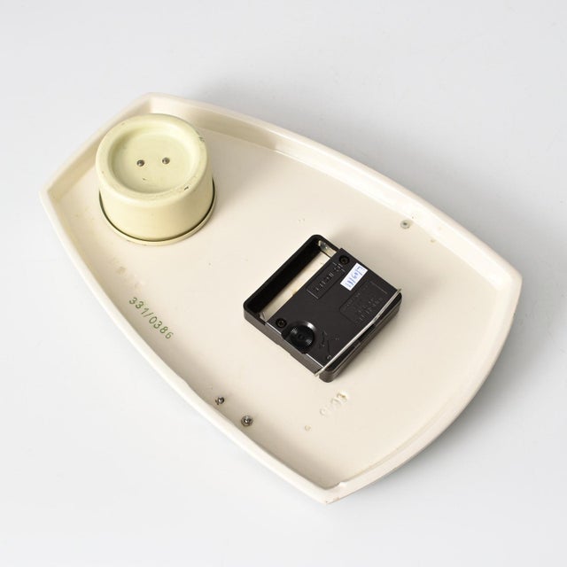 German Ceramic Kitchen Wall Clock from Junghans, 1960s | Chairish