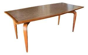 1960s Mid-Century Walnut Dining Table by Maurice Bailey for Monteverdi Young