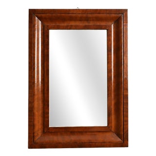 Rectangular Mirror in Mahogany, 1940s For Sale