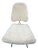 Jonathan Adler Maxine Accent Chair in Cream Fabric-Showroom Sample-Not Marked For Sale