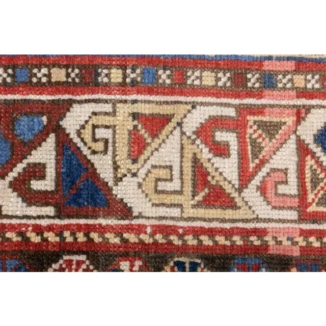 Antique Shirvan Rug 4' x 9' For Sale - Image 11 of 12