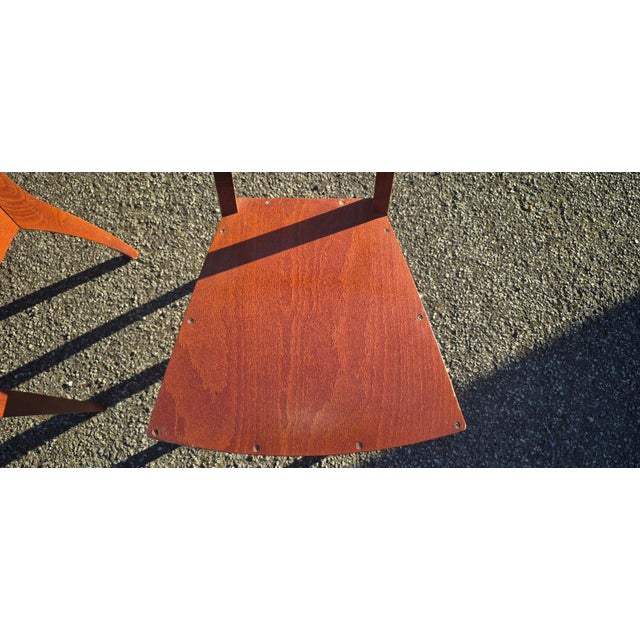 Zina Chairs by Thibault Desombre, 1980s, Set of 2 For Sale - Image 6 of 11